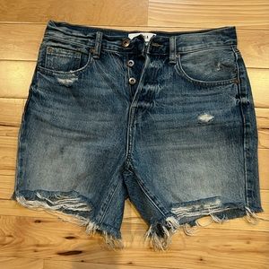 Agolde 5” inseam denim high rise short